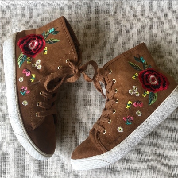 Sam edelman embroidered sneakers shoes Cute - Picture 5 of 8